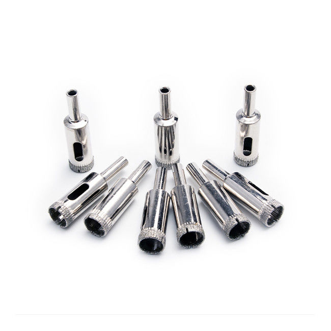 Silver Electroplated Diamond Core Bits Drill Hole Saw For Stone